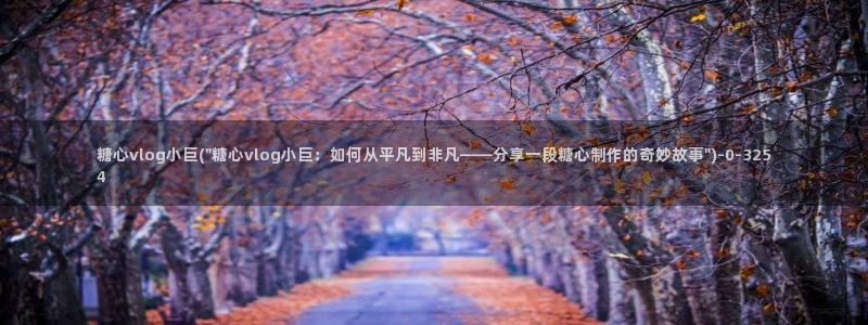 糖心vlog账号：糖心vlog小巨(\